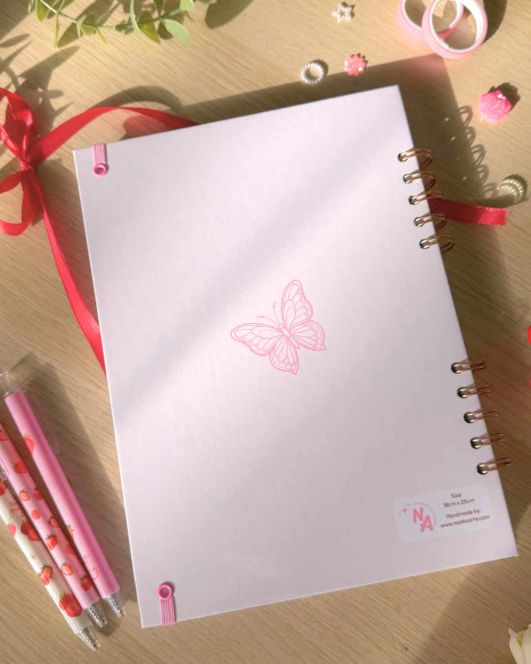 Daily Planner | Self-Care Journal - Blue Pink | B5 Notebook