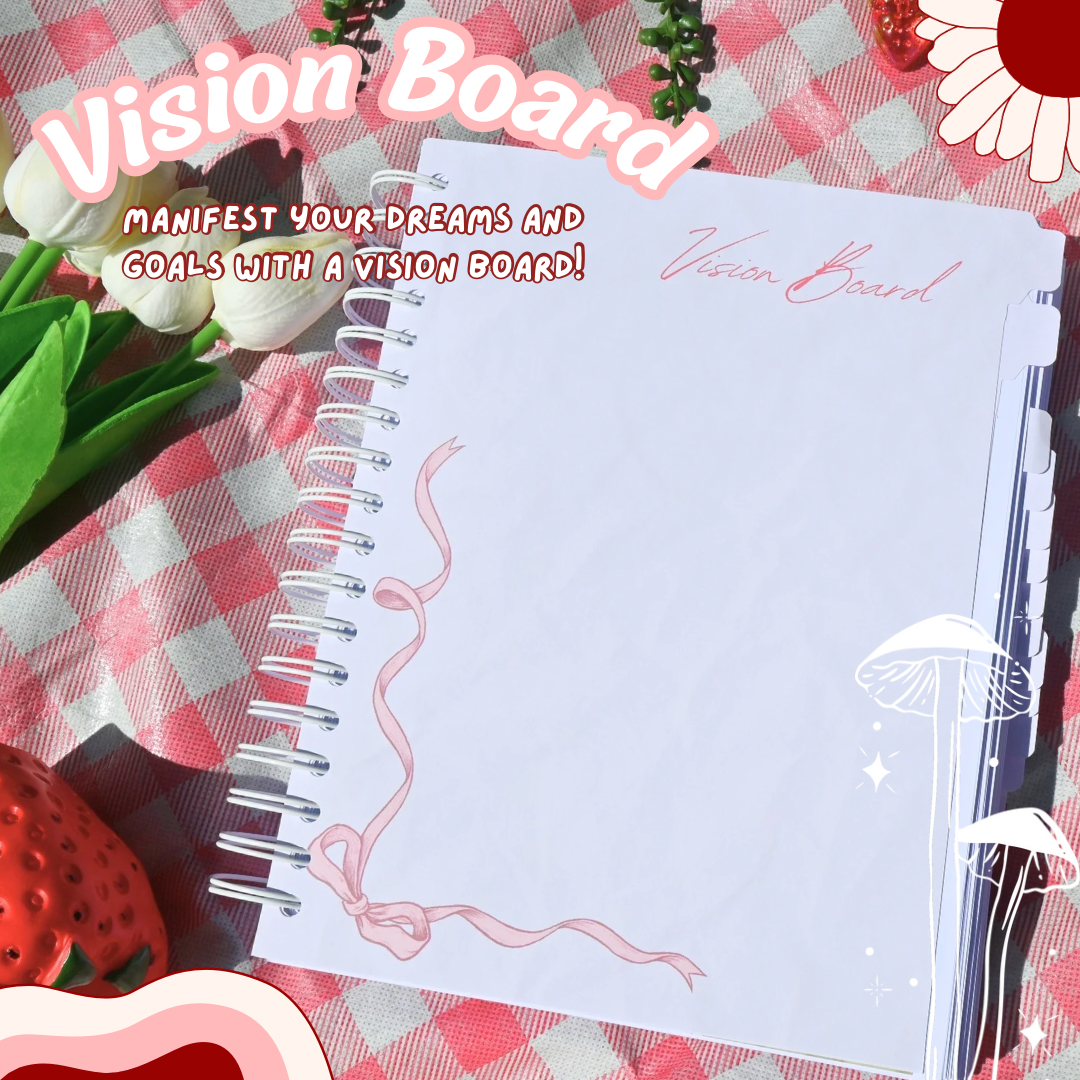 2025 Planner - Aesthetic Spiral Planner Pink (300 Pages)