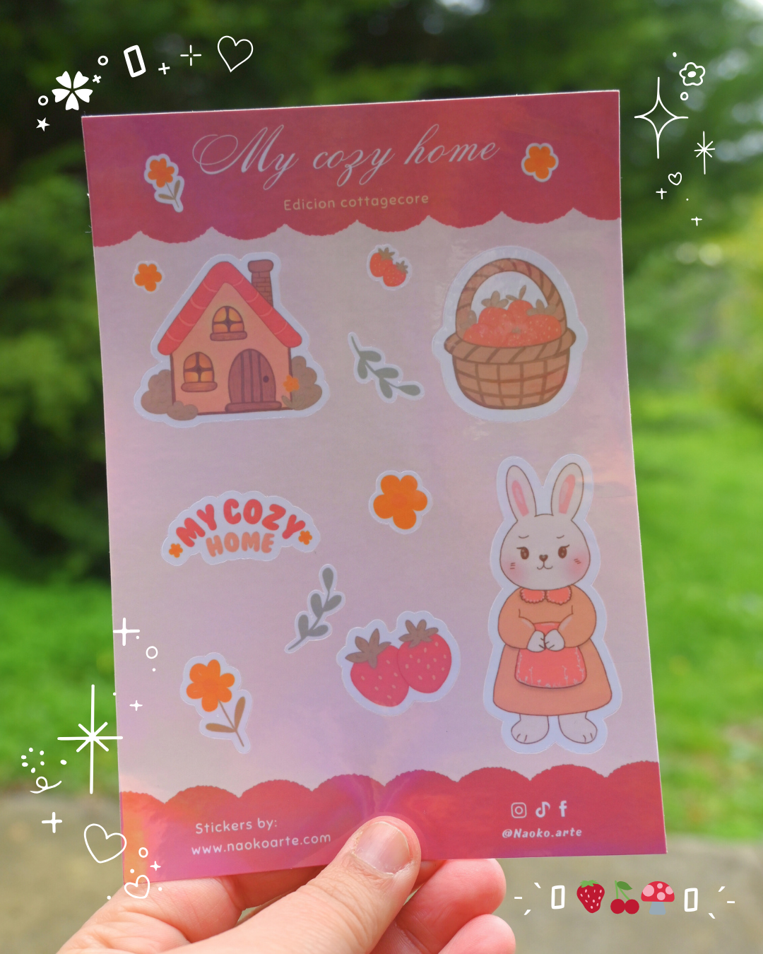 🏡 My Cozy Home – Sticker Sheet