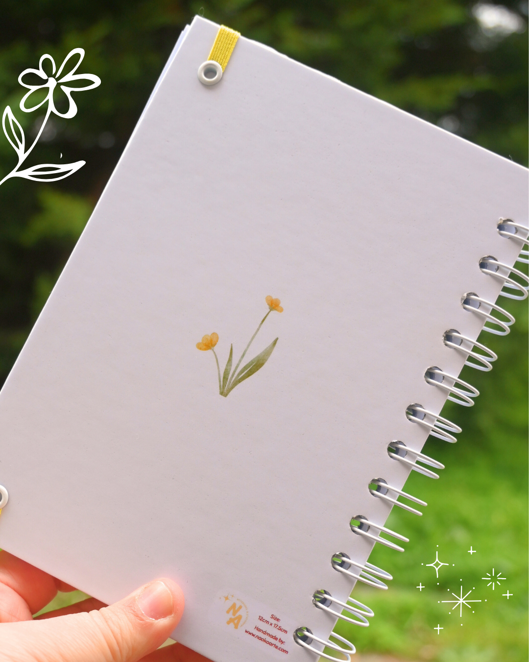 💖 Gratitude Journal – Mini Guided Journal to Cultivate Self-Love 🌼🌿