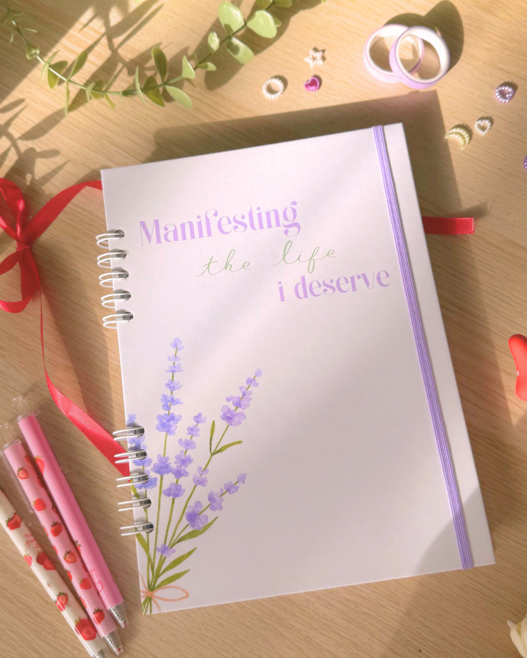 Manifesting Planner by Naoko Arte – Elegant Self-Care & Productivity Journal