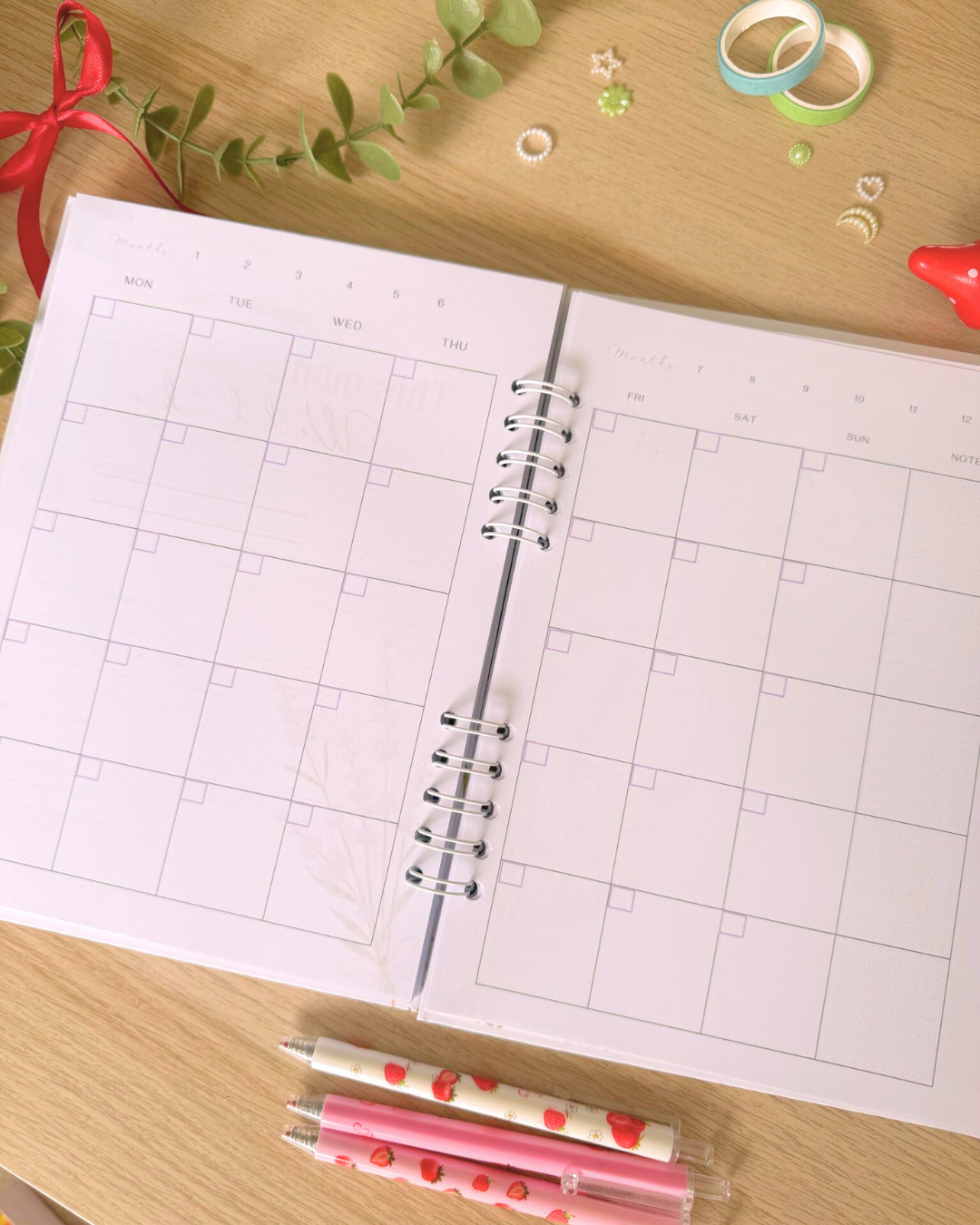 Manifesting Planner by Naoko Arte – Elegant Self-Care & Productivity Journal