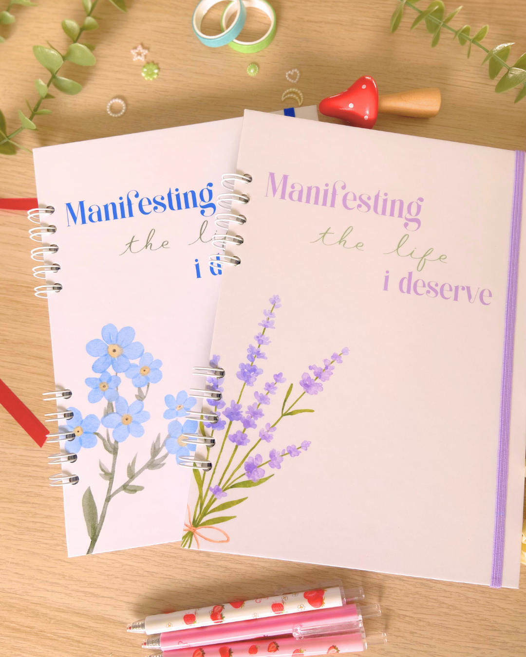 Manifesting Planner by Naoko Arte – Elegant Self-Care & Productivity Journal