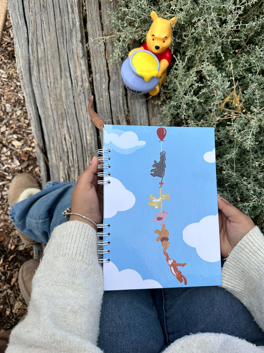 Winnie The Pooh Notebook - Blue