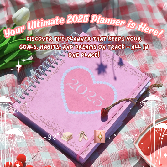 2025 Planner - Pink (300 Pages)