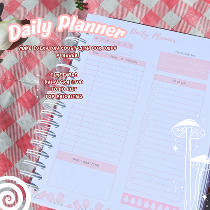 2025 Planner - Pink (300 Pages)