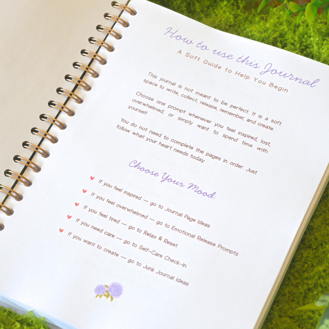How to use this journal guide inside My Magic Diary