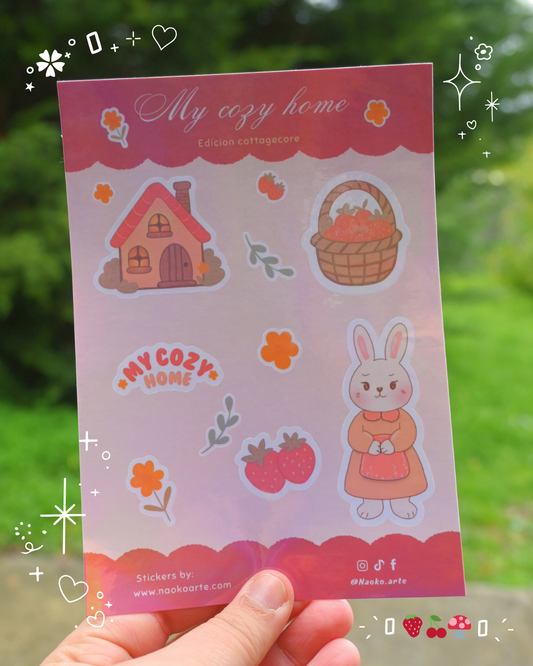 🏡 My Cozy Home – Sticker Sheet