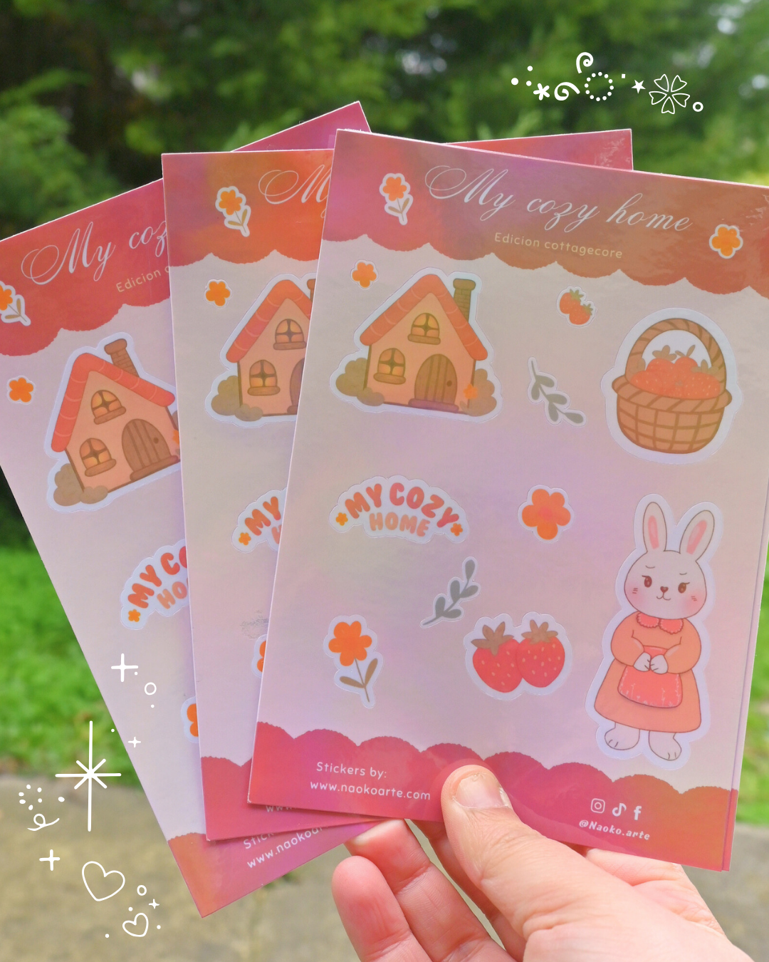 🏡 My Cozy Home – Sticker Sheet
