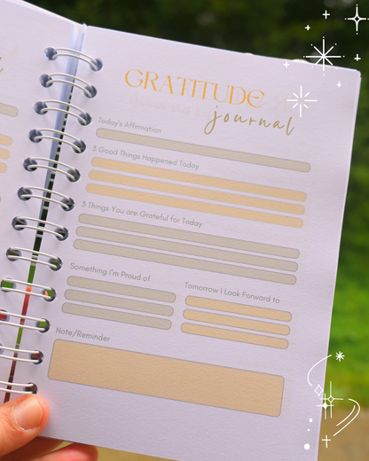 💖 Gratitude Journal – Mini Guided Journal to Cultivate Self-Love 🌼🌿