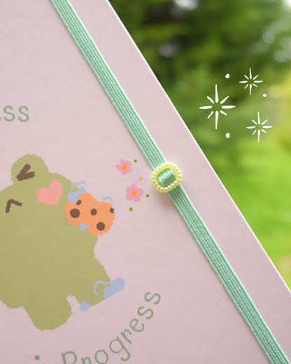 Spiral Bullet Journal 🐸🌼🌿 | Happines in progress | A5 Notebook