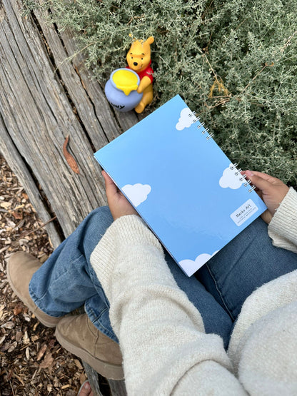 Winnie The Pooh Notebook - Blue
