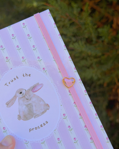 Soft Start Journal – Trust the process 🌷 (Handmade)
