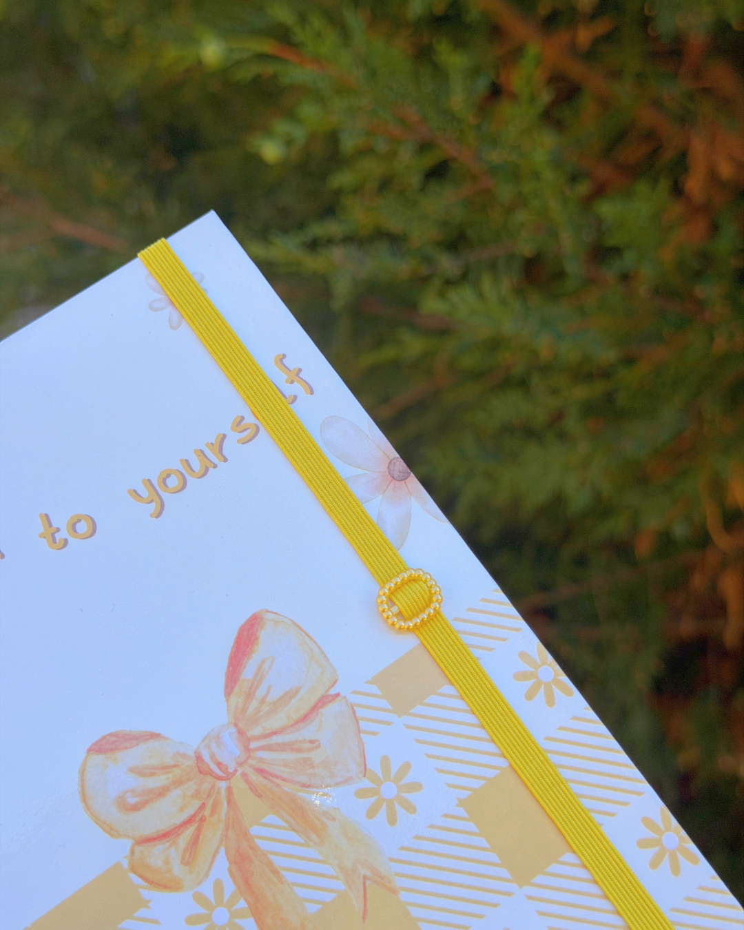 Soft Start Journal – Be Kind 🌼 (Handmade)