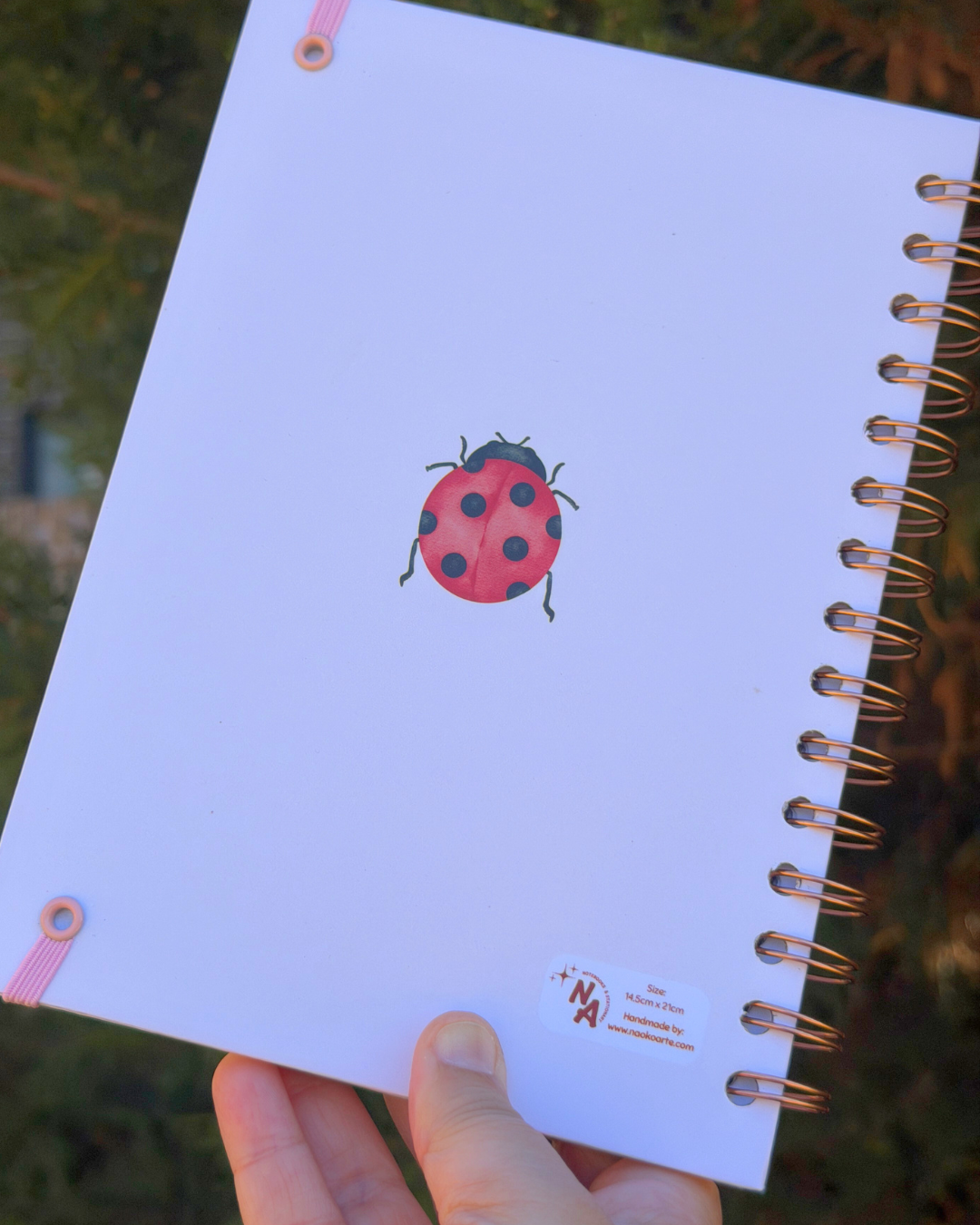 Soft Start Journal – Little Wins 🐞 (Handmade)