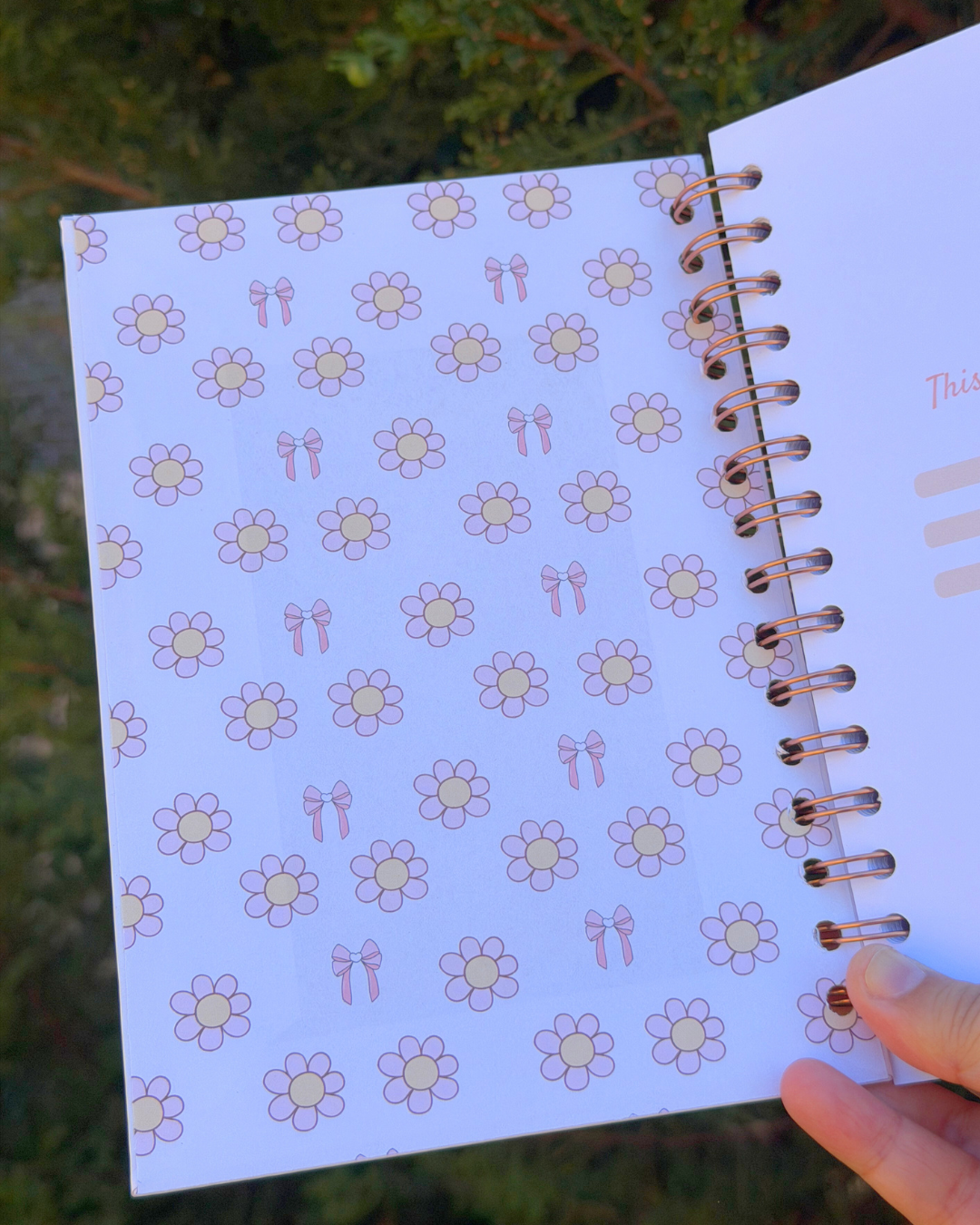 Soft Start Journal – Growing & Grateful 🌸 (Handmade)