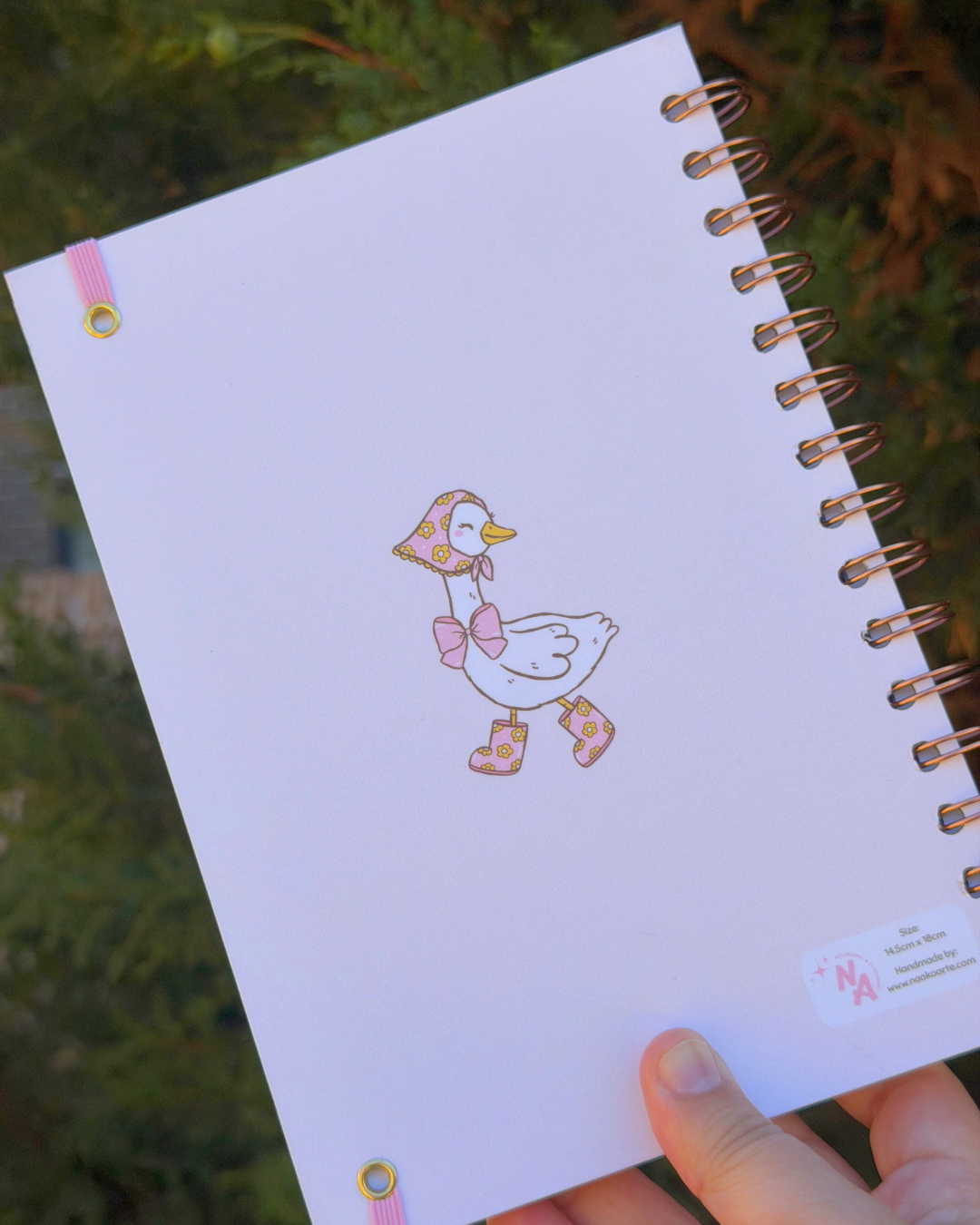 Soft Start Journal – Growing & Grateful 🌸 (Handmade)