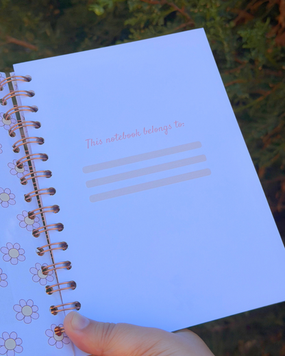 Soft Start Journal – Growing & Grateful 🌸 (Handmade)