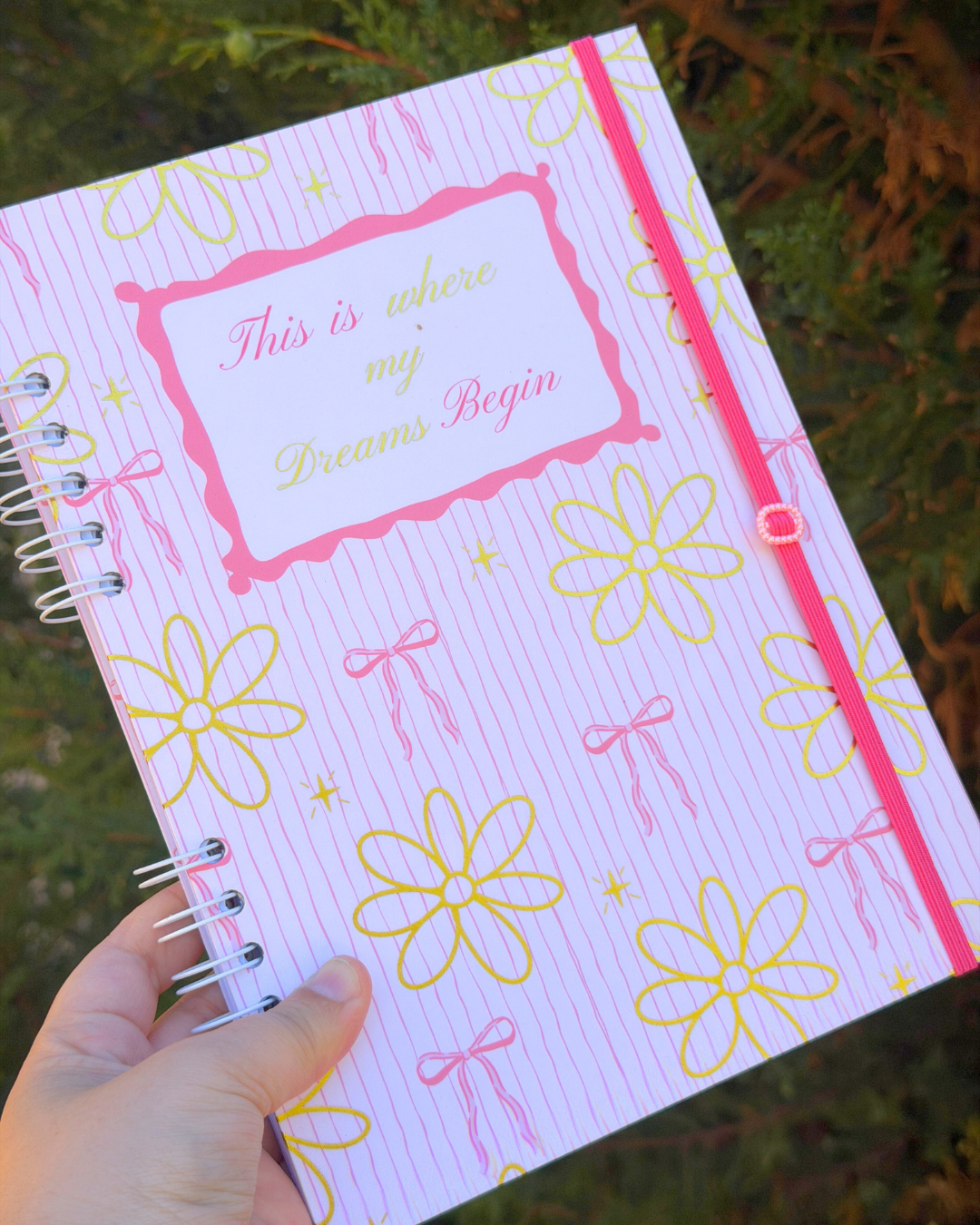 Soft Start Journal – Dreams 🎀 (Handmade)