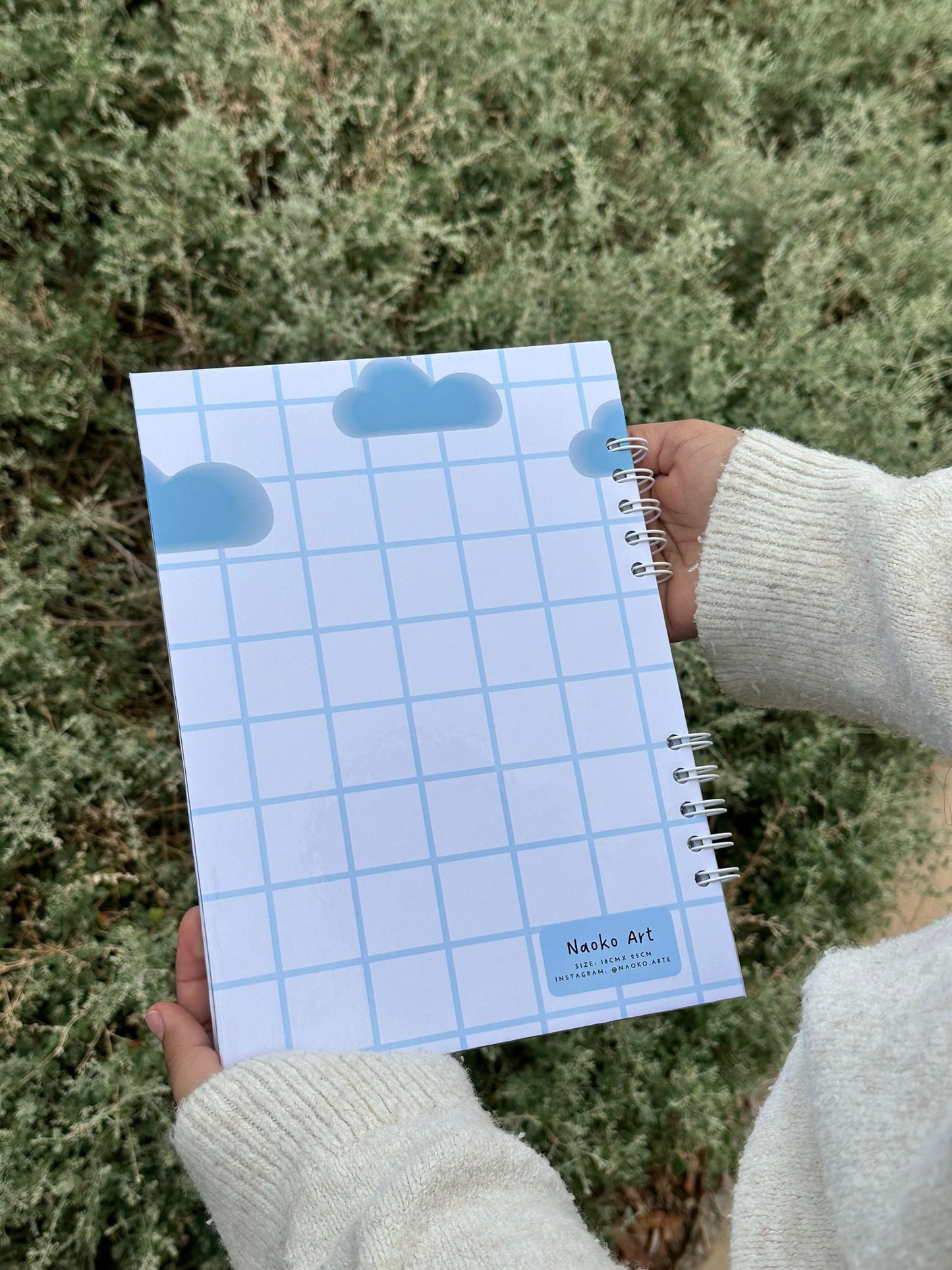 Blue Heart Notebook - Spiral Notebook (Lines) Love Yourself 💙 | B5 Notebook