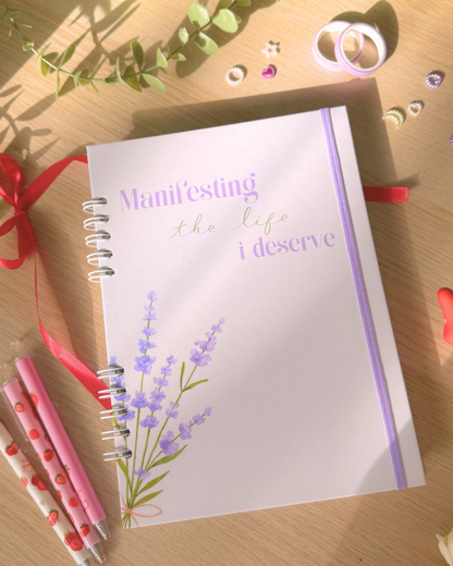 Manifesting Planner by Naoko Arte – Elegant Self-Care & Productivity Journal